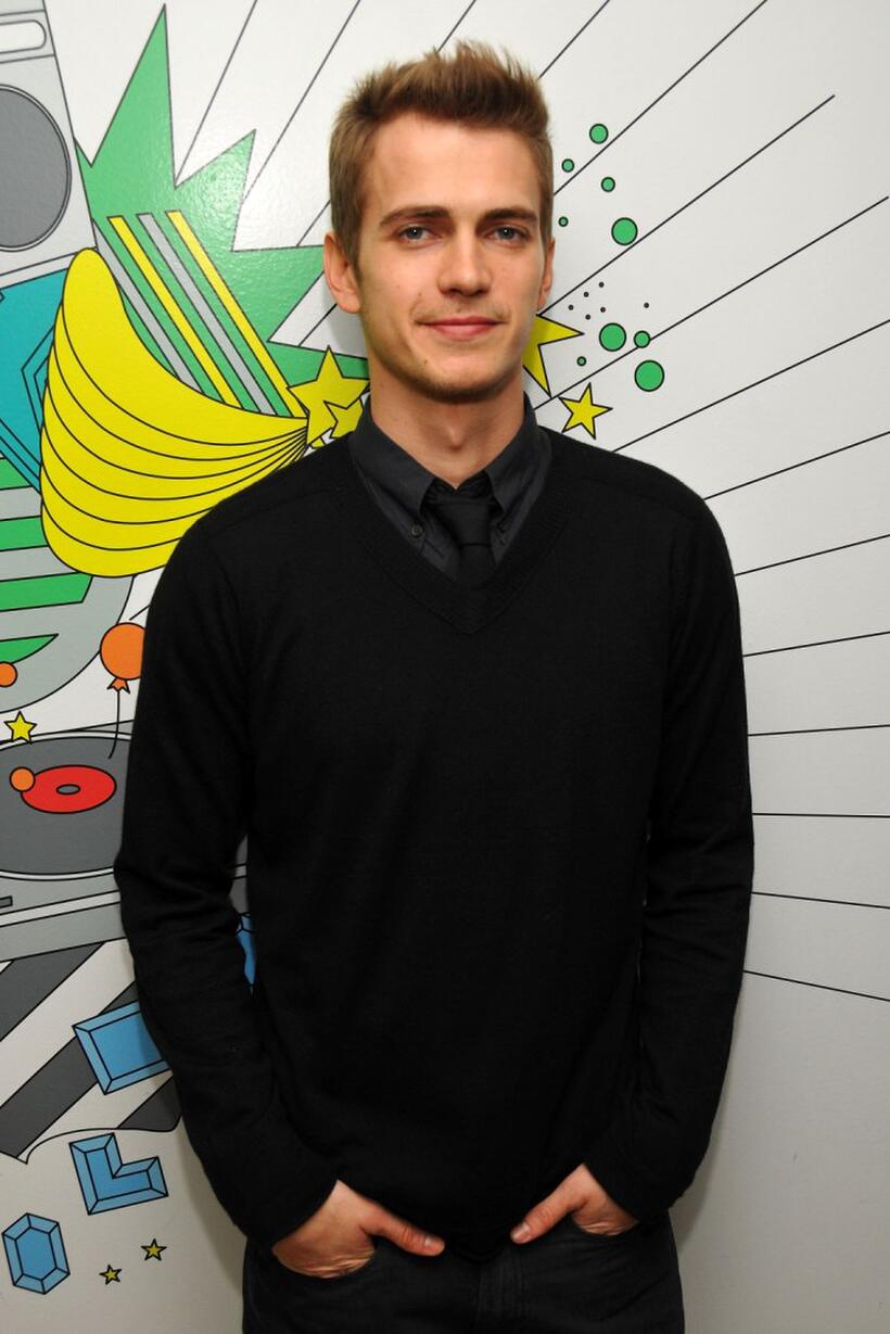 Hayden Christensen at the MTV's Total Request Live.