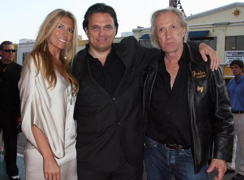 Brienne de Beau, Damian Chapa and at the screening of "Polanski Unauthorized."