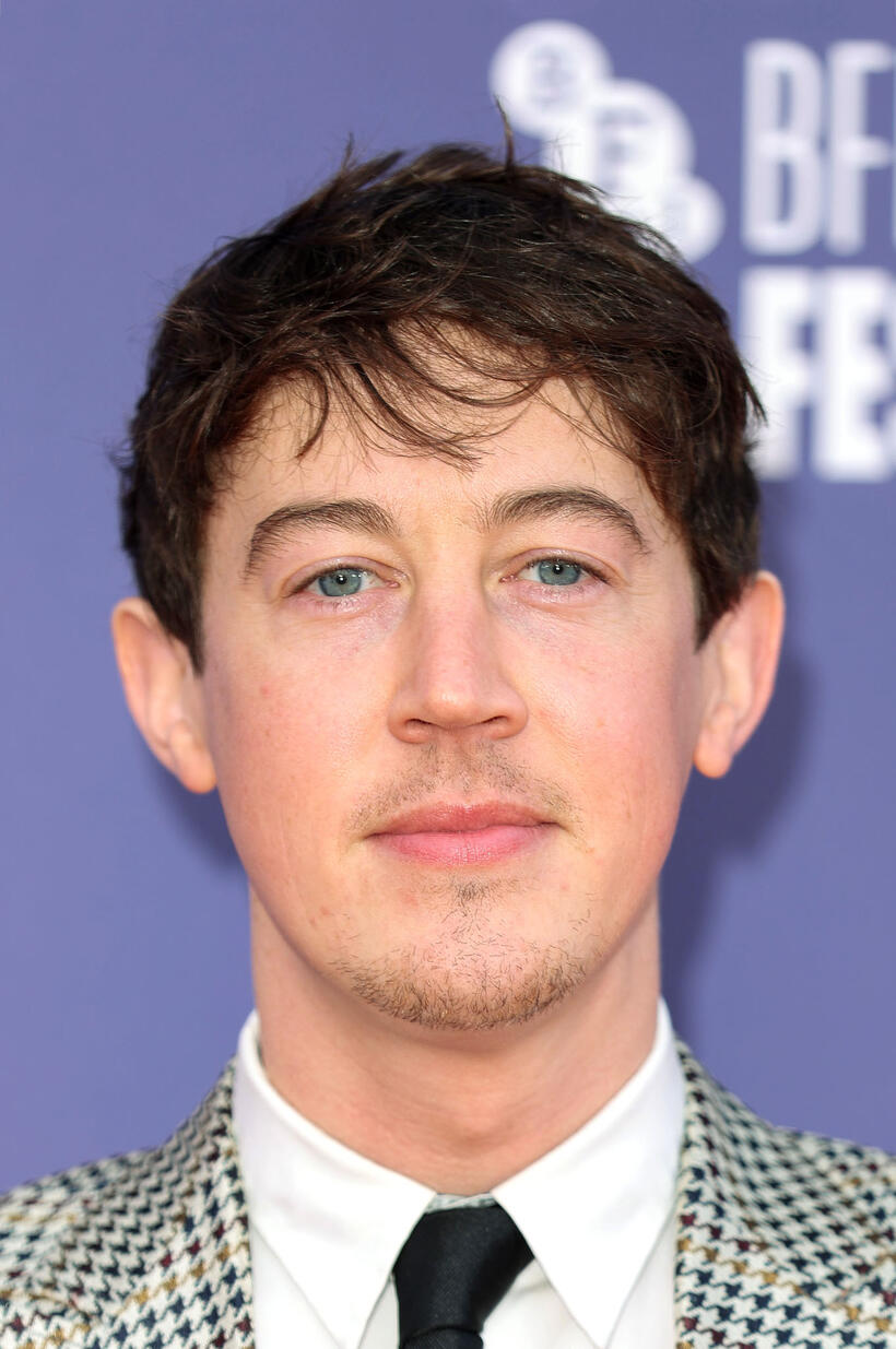 Alex Sharp at the "Living" UK premiere during the 66th BFI London Film Festival.