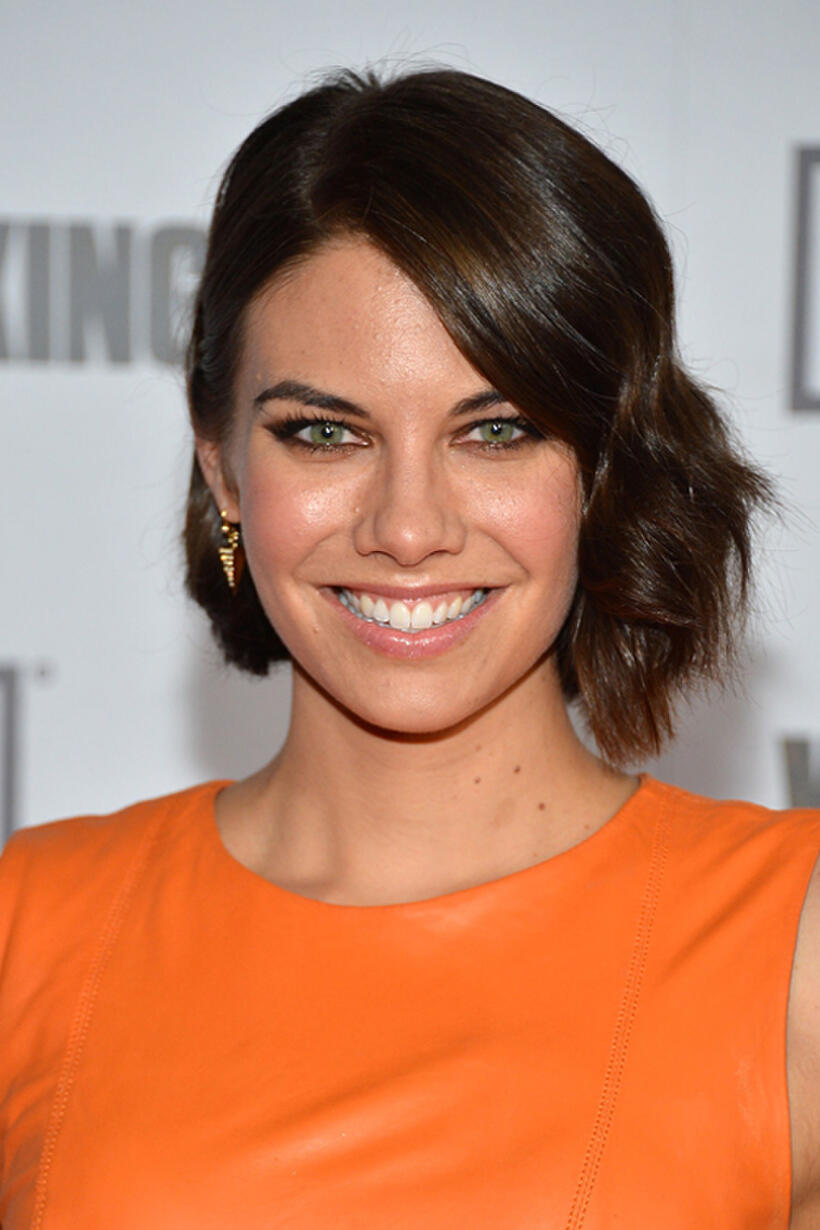 Lauren Cohan at the 3rd Season California premiere of "The Walking Dead."
