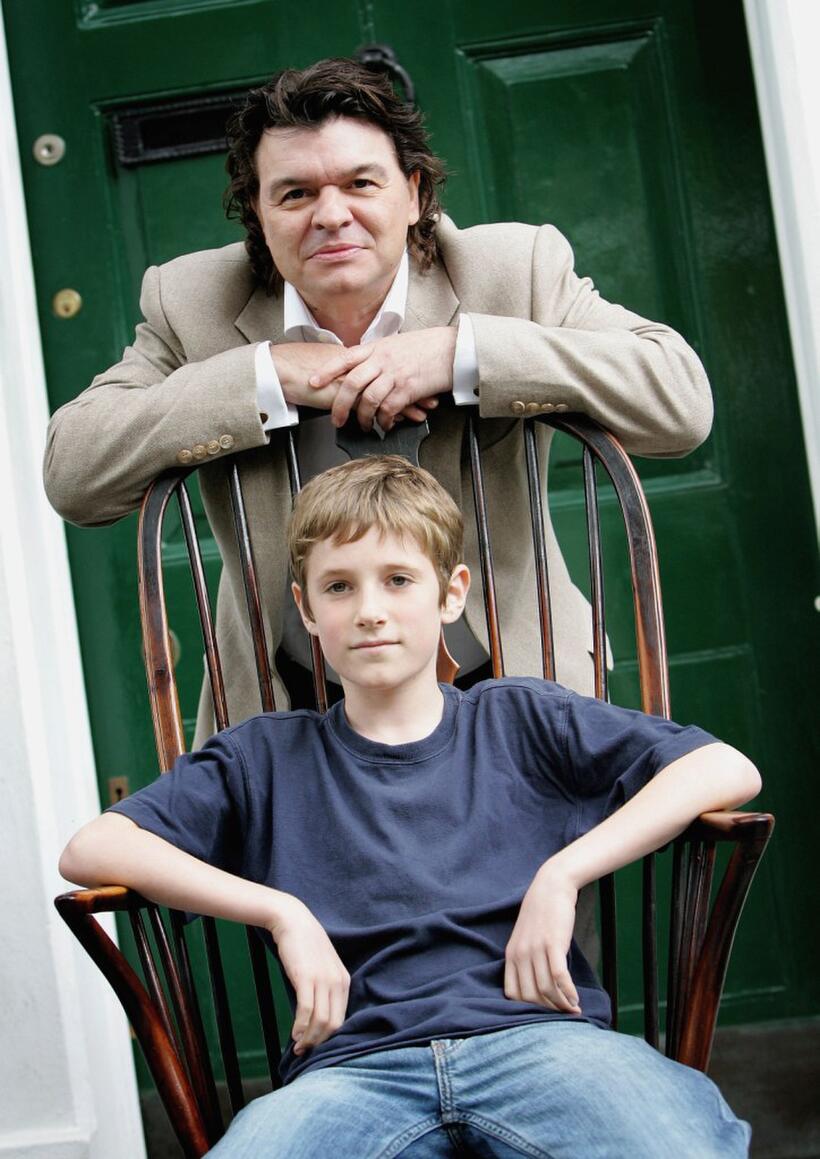Jamie Foreman and Barney Clark at the photocall of "Oliver Twist."