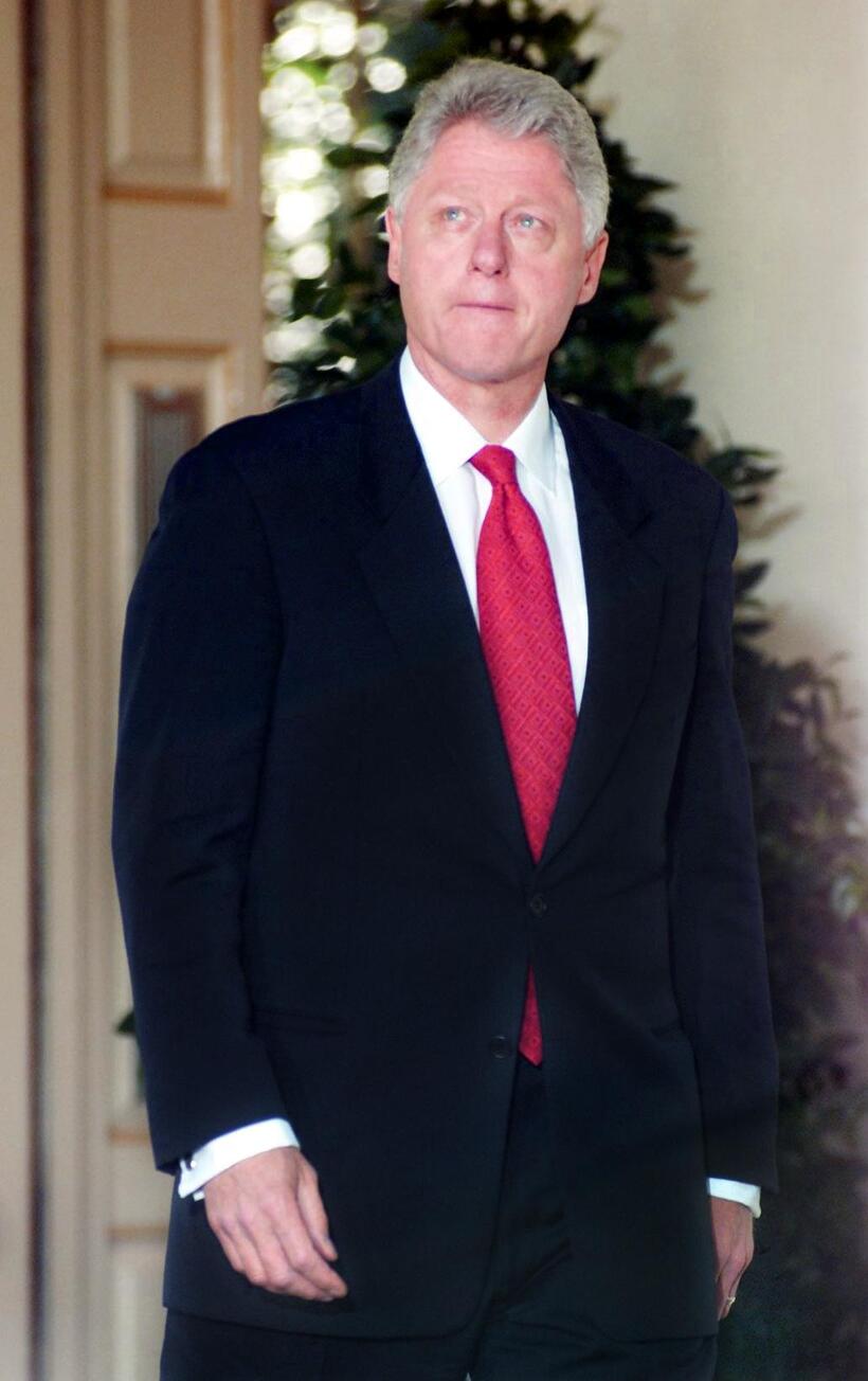 Bill Clinton at the White House in Washington.