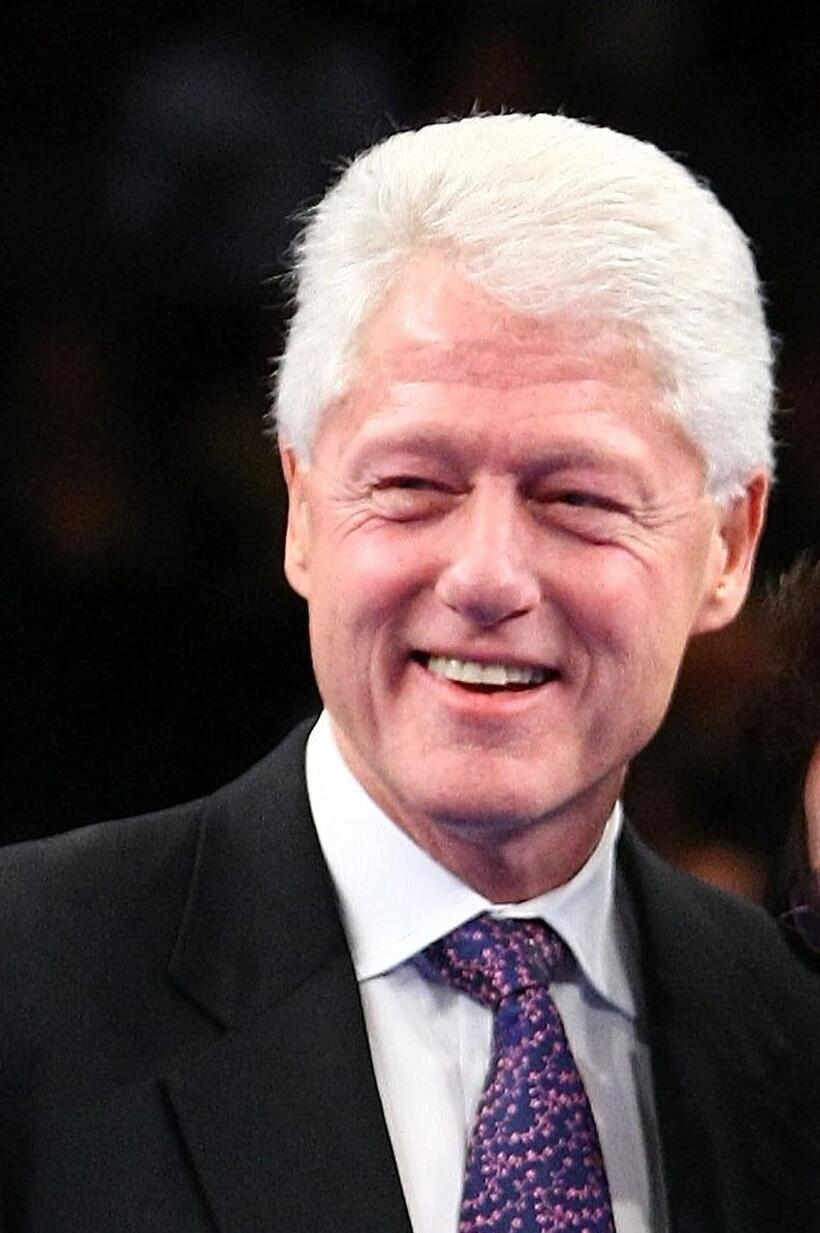 Bill Clinton at the BNP Paribas Showdown for the Billie Jean Cup.