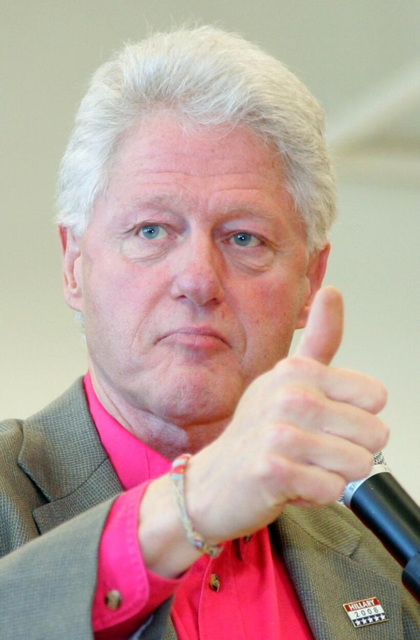 Bill Clinton at the Campaigns For Hillary In Las Vegas.