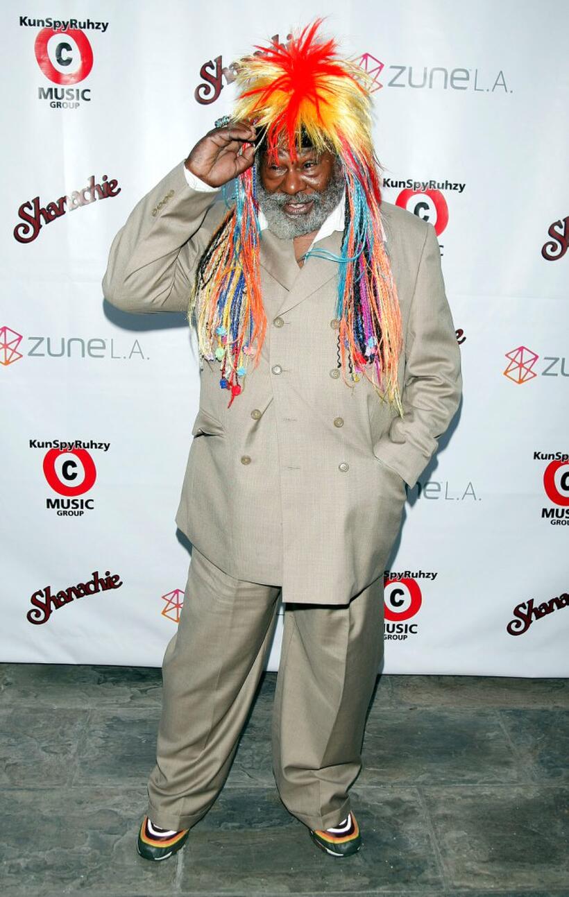 George Clinton at his 67th birthday party at Zune.