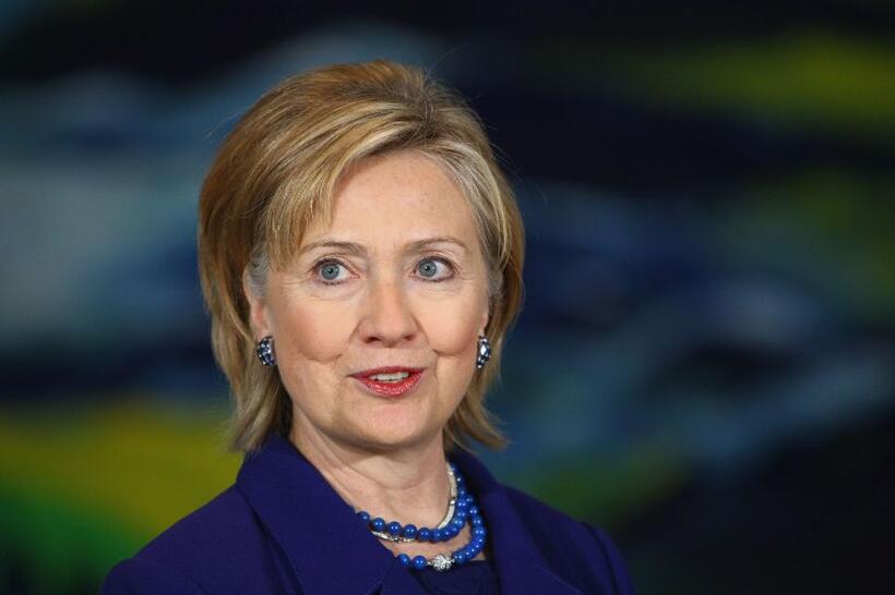 Hillary Rodham Clinton at the 20th anniversary of the fall of the Berlin Wall.