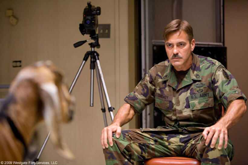 George Clooney as Lyn Cassady in "The Men Who Stare at Goats."