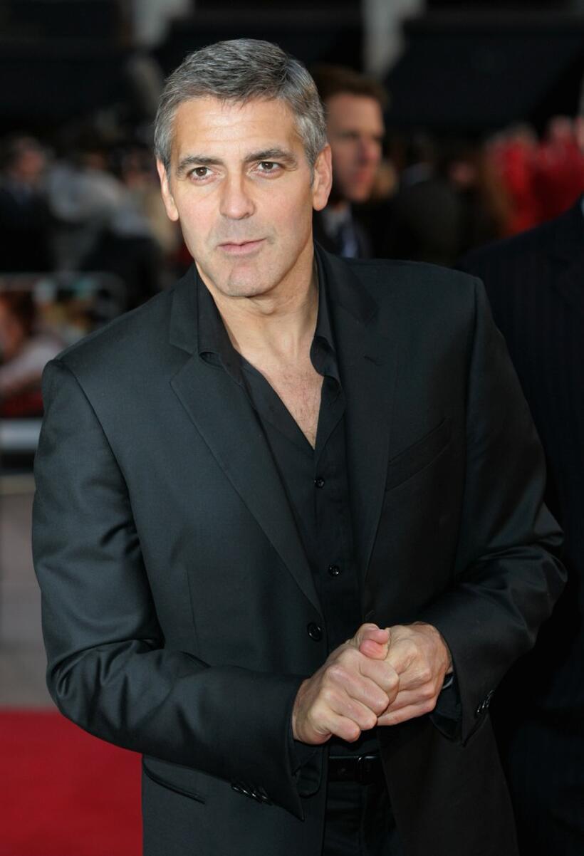 George Clooney at the premiere of "Leatherheads."