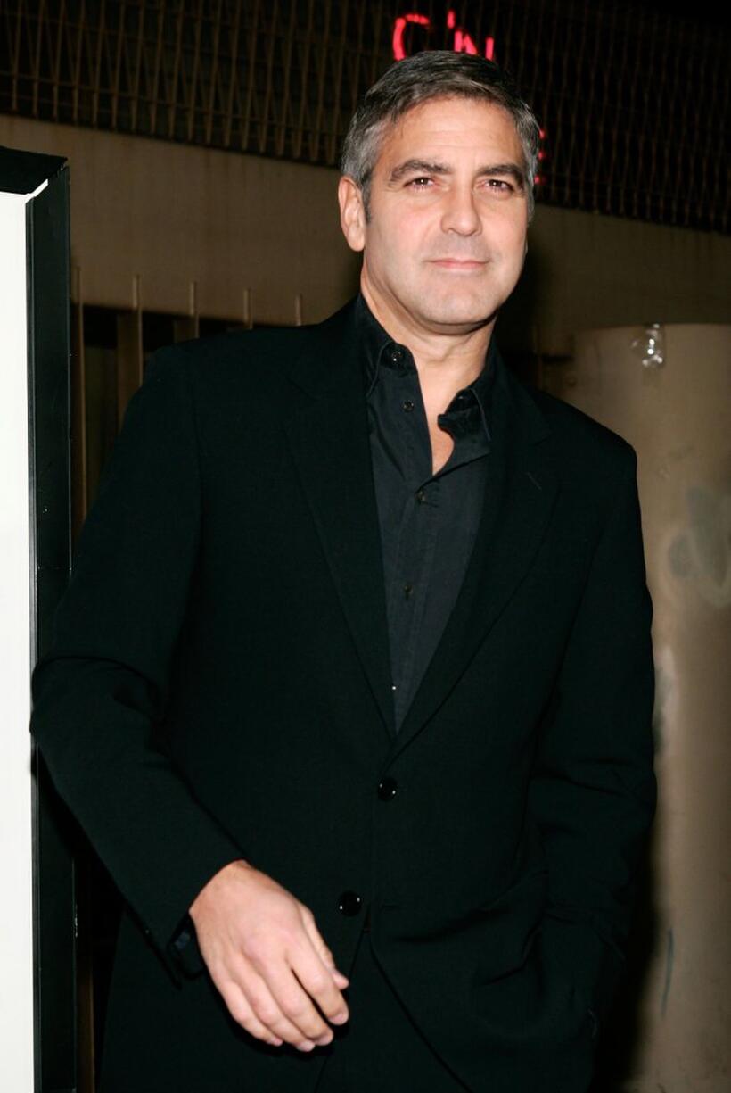George Clooney at the premiere of "The Good German."