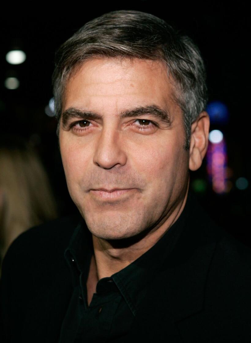 George Clooney at the premiere of "The Good German."