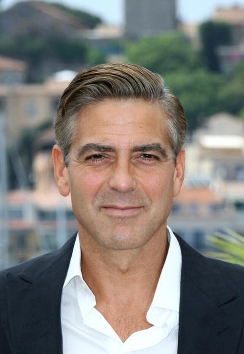 George Clooney at a Cannes photocall  for "Ocean's Thirteen."