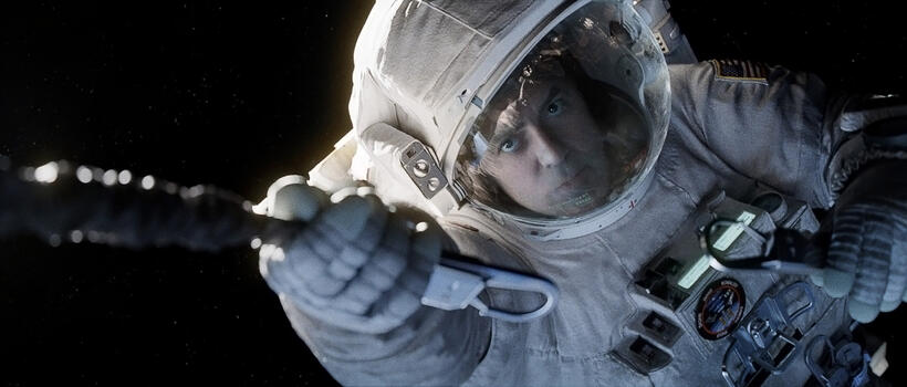 George Clooney as Matt Kowalski in "Gravity."