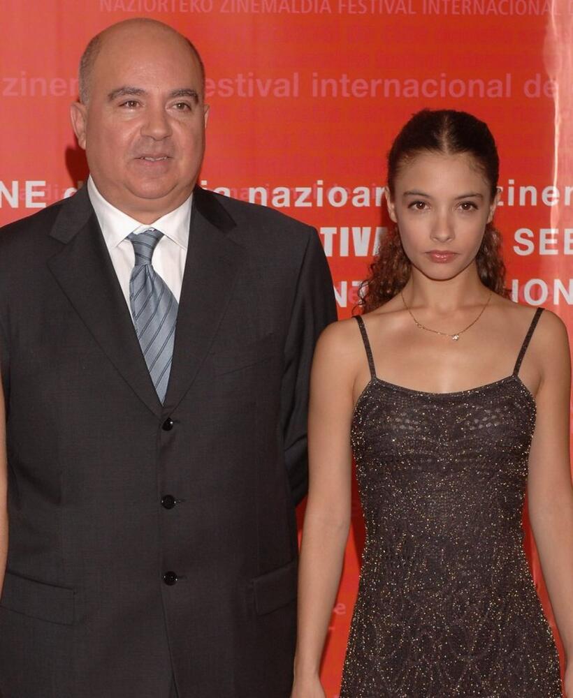 Agustin Almodovar and Johana Cobo at the opening Ceremony of 54th San Sebastian Film Festival.