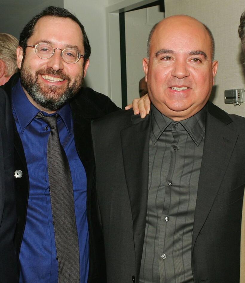 Michael Barker and Agustin Almodovar at the New York Film Festival screening of "Volver."