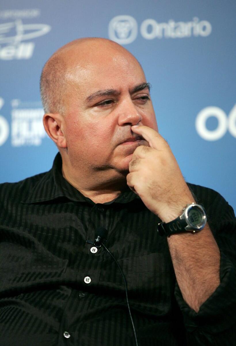 Agustin Almodovar at the press conference of "Volver" during the Toronto International Film Festival.