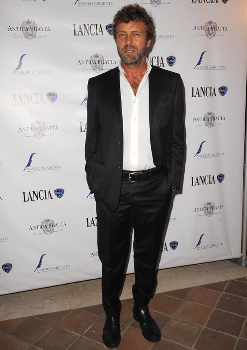 Massimo Ciavarro at the Lancia Cafe 2011 Nastri d'Argento Awards.