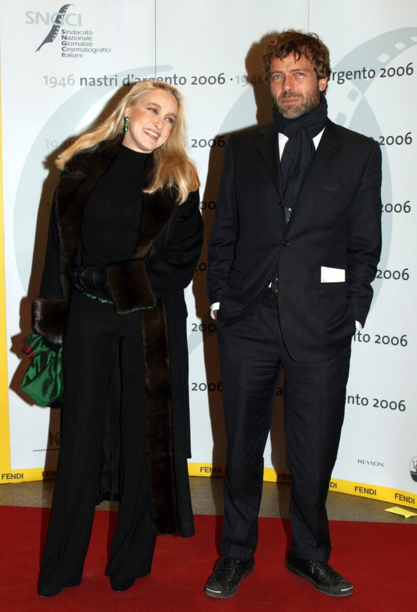 Eleonora Giorgi and Massimo Ciavarro at the Nastri DArgento Ceremony (Italian Movie Awards presented by the Association of Film Critics).