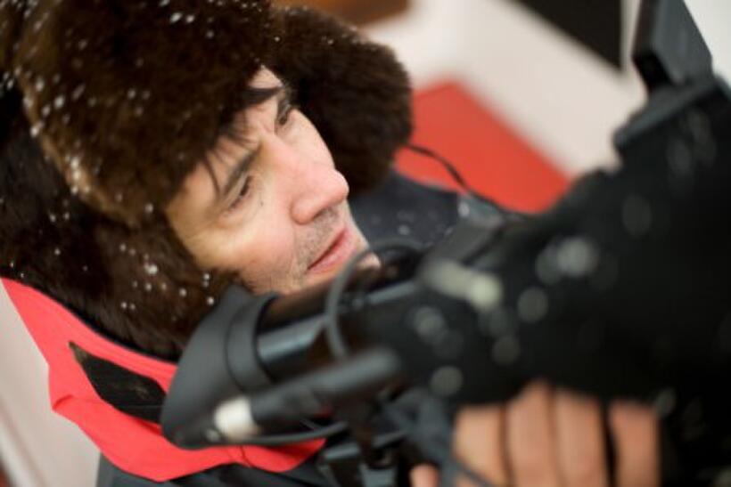 Co-director Jacques Cluzaud on the set of "Oceans."