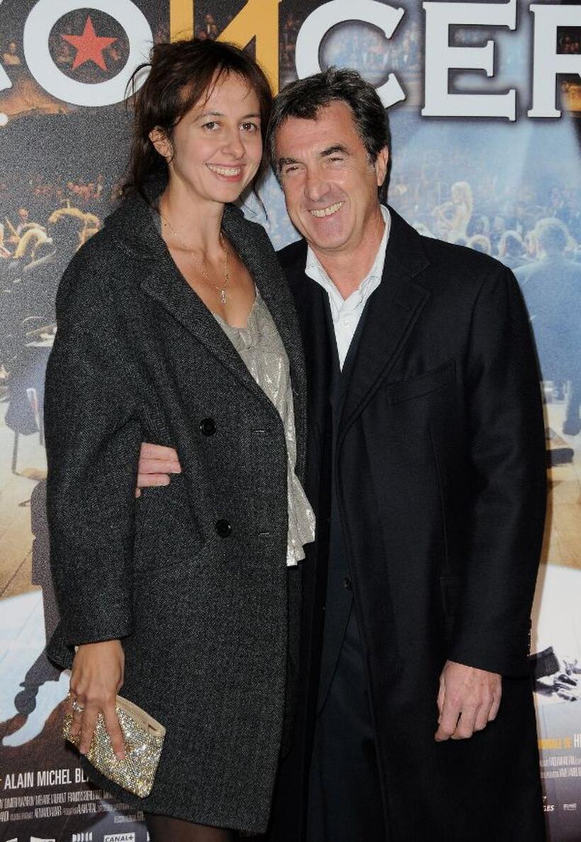 Francois Cluzet and Guest at the premiere of "Le Concert."