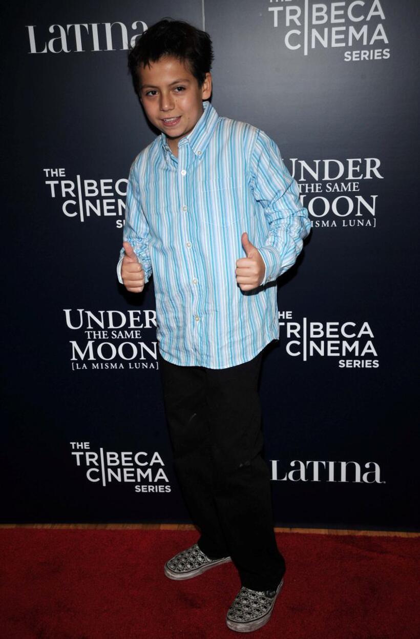 Adrian Alonso at the screening of "Under The Same Moon."