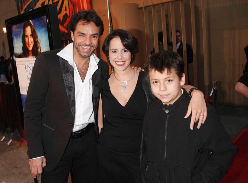 Eugenio Derbez, Patricia Riggen and Adrian Alonso at the screening of "Under The Same Moon."