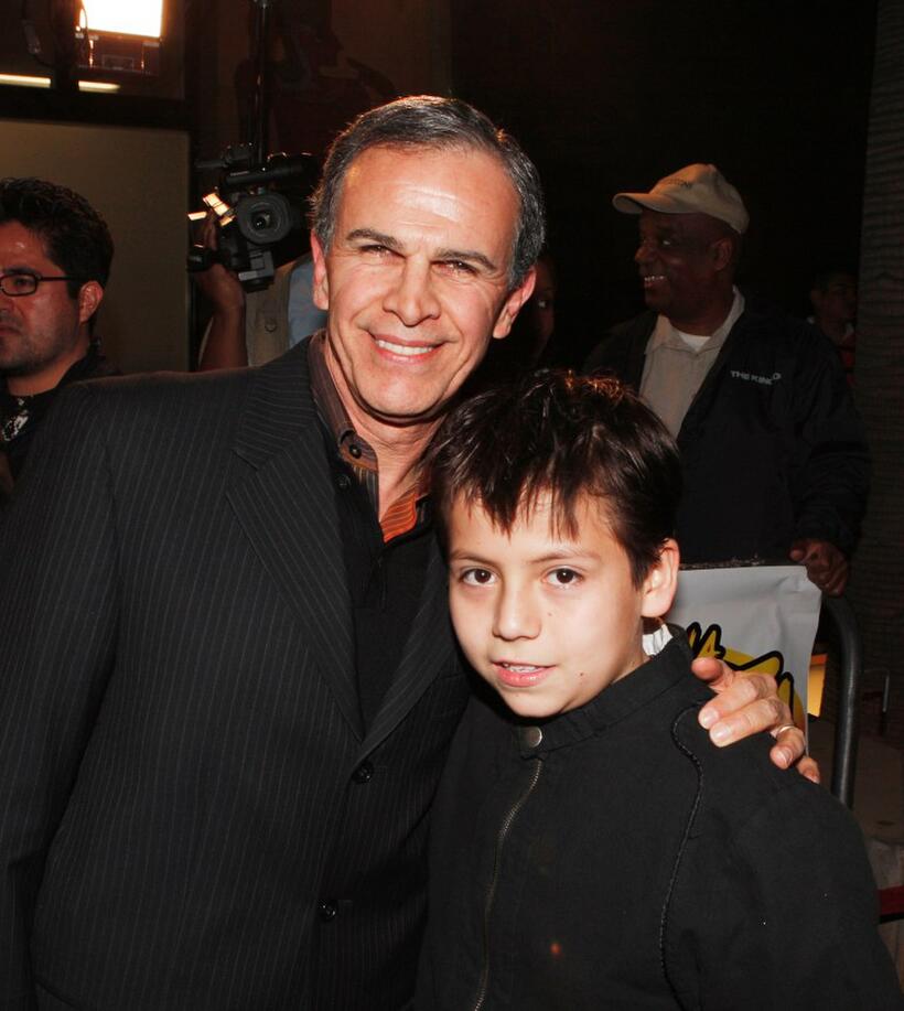 Tony Plana and Adrian Alonso at the screening of "Under The Same Moon."