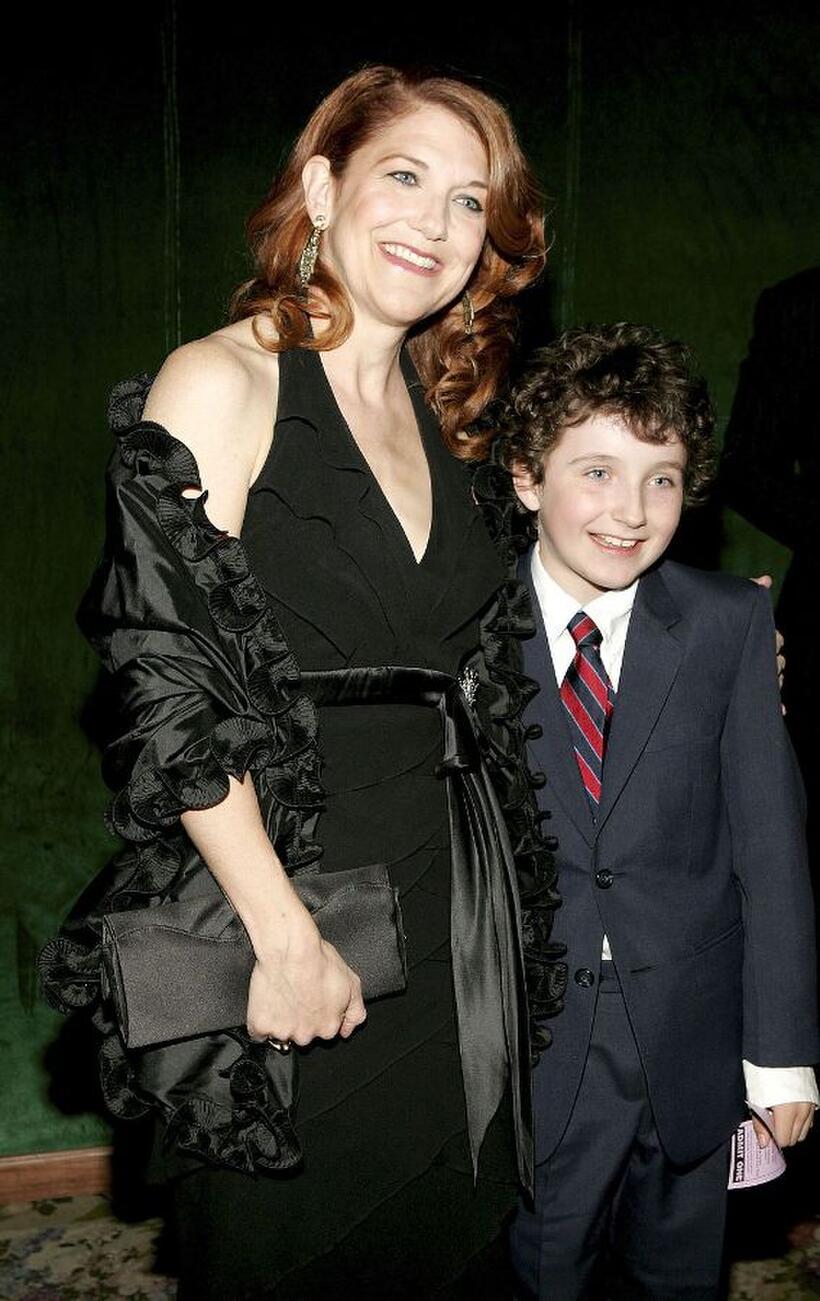 Victoria Clark and Thomas-Luke at the after party of the opening night of "Light In the Piazza."