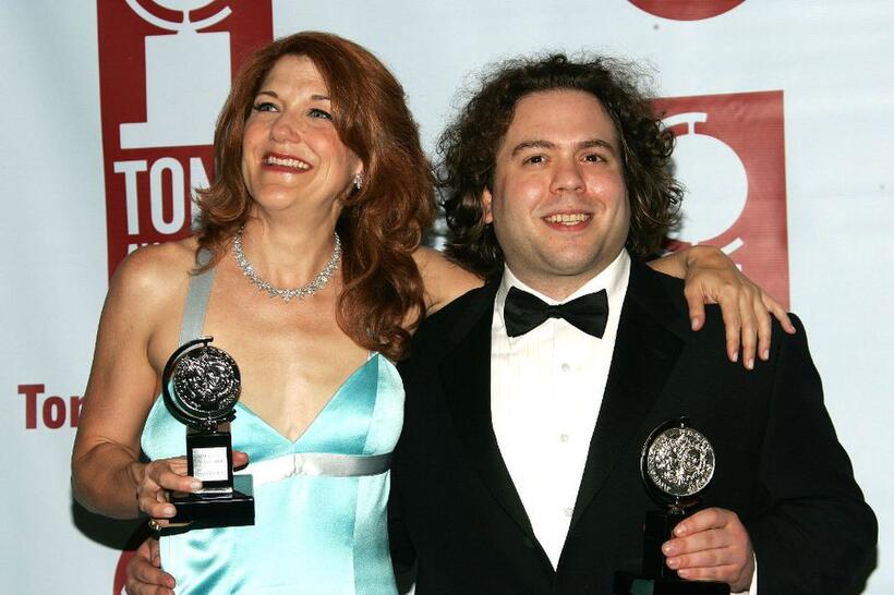 Victoria Clark and Dan Fogler at the 59th Annual Tony Awards.