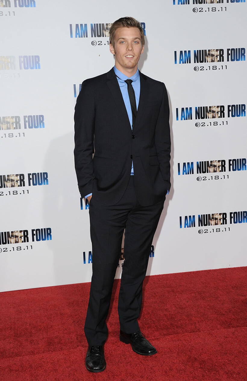 Jake Abel at the California premiere of "I Am Number Four."
