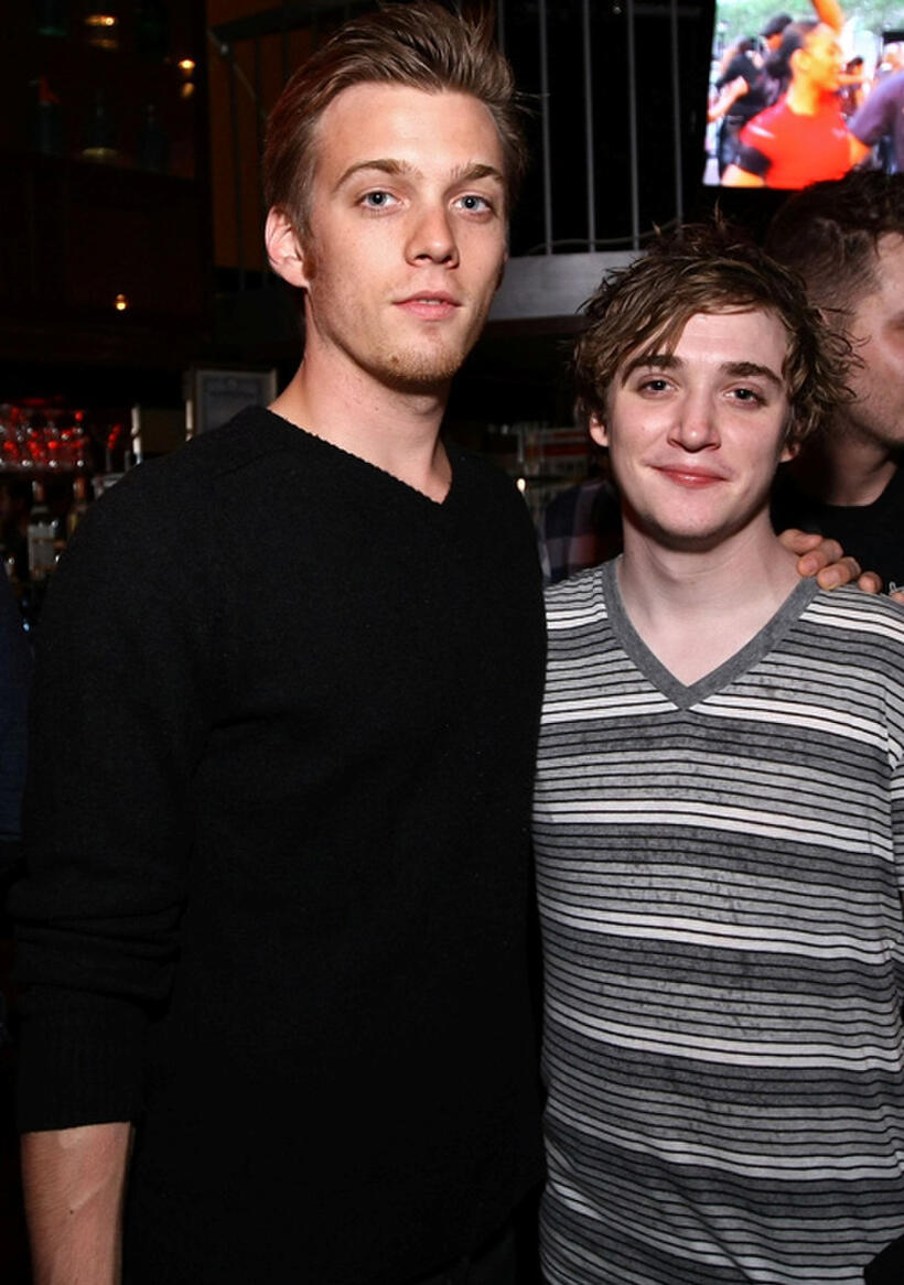 Jake Abel and Kyle Gallner at the Cinemania party during the 2011 Tribeca Film Festival in New York.