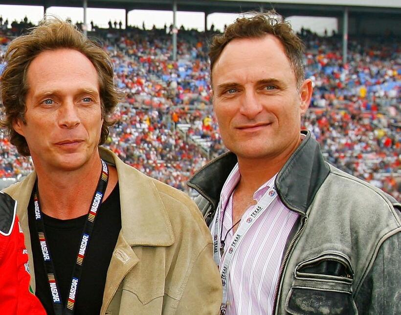 William Fichtner and Kim Coates at the NASCAR Nextel Cup Series Dickies 500.