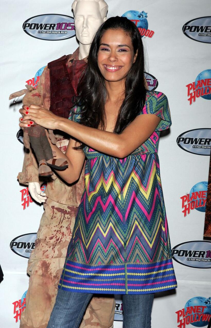 Daniella Alonso at the promotion of "The Hills Have Eyes II."