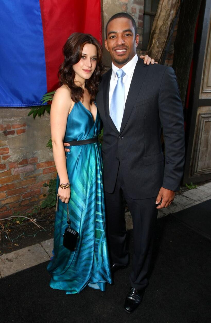 Valentina Cervi and Laz Alonso at the pre-party of the premiere of "Miracle At St. Anna" during the 2008 Toronto International Film Festival.