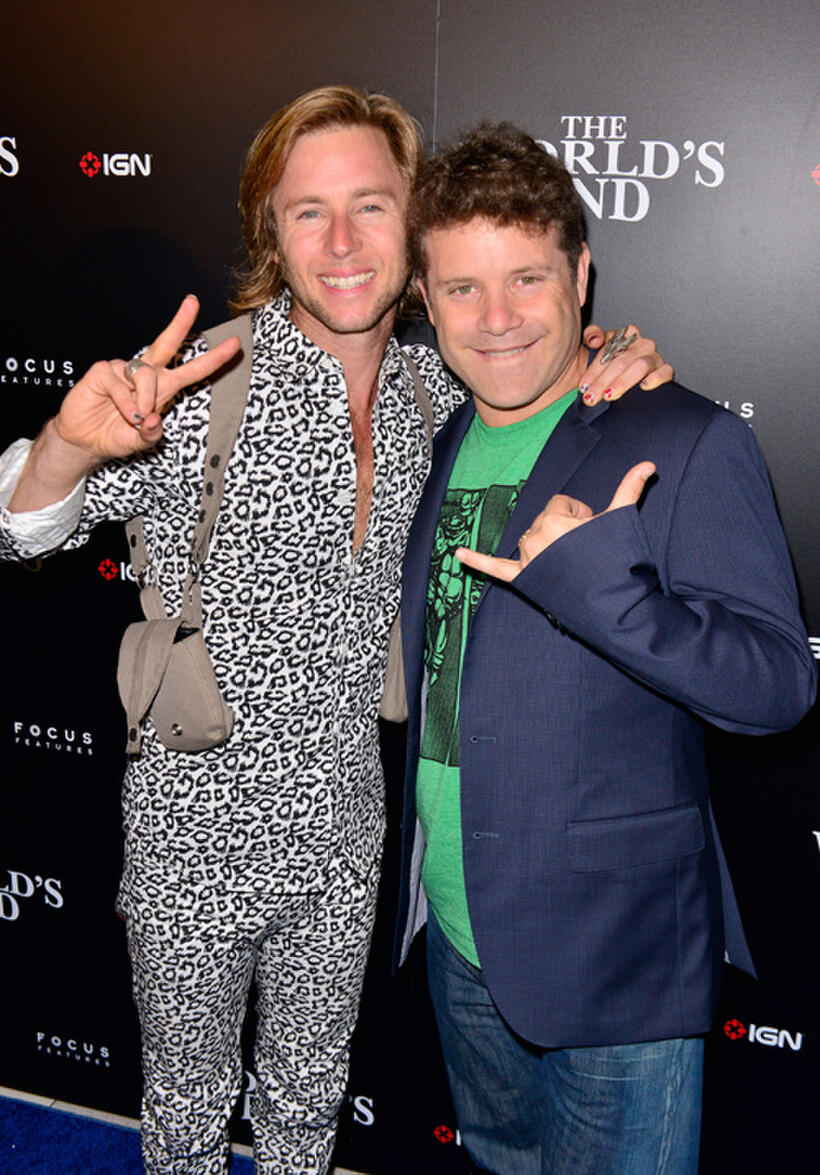 Greg Cipes and Sean Astin at the IGN and Focus Features Comic-Con 2013 Party in California.