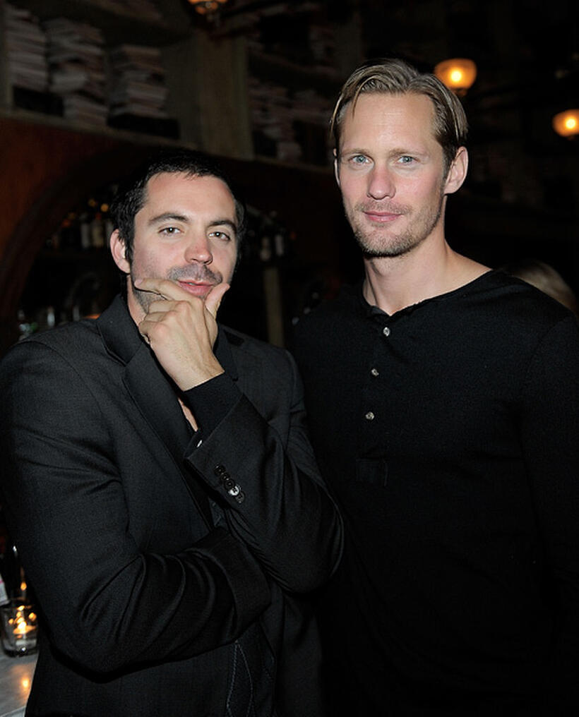 Rhys Coiro and Alexander Skarsgard at the Nylon Magazine's March Issue Celebration in California.