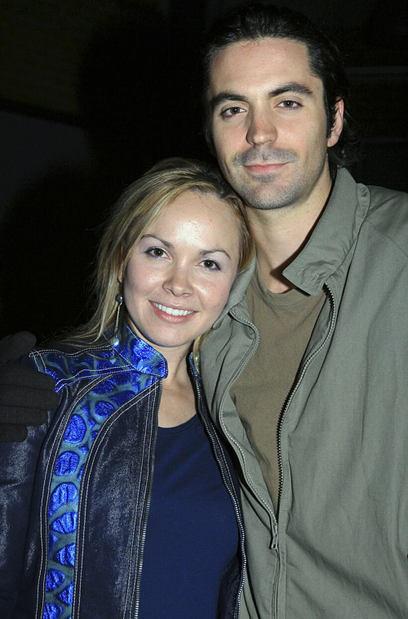 Christina Martin and Rhys Coiro at the  Equity & Gibson Guitars AMA Private Reception in California.