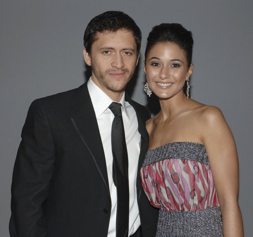 Clifton Collins, Jr. and Emmanuelle Chriqui at the 12th Annual Screen Actors Guild Awards.