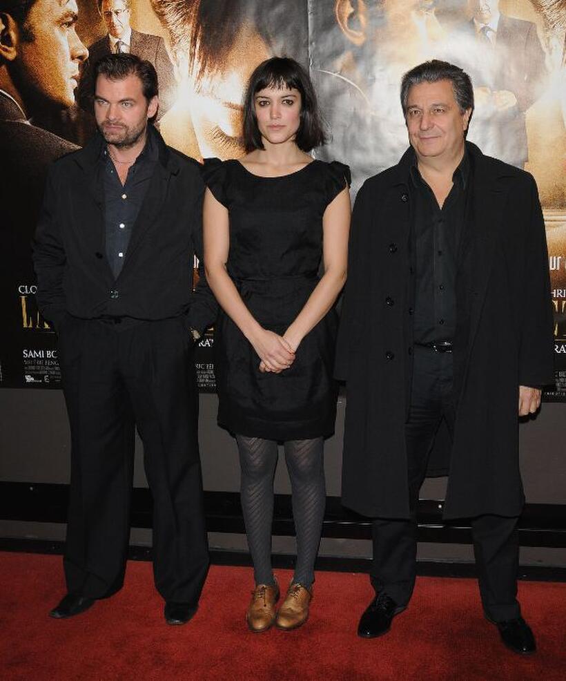 Clovis Cornillac, Vimala Pons and Christian Clavier at the Paris premiere of "La Sainte Victoire."
