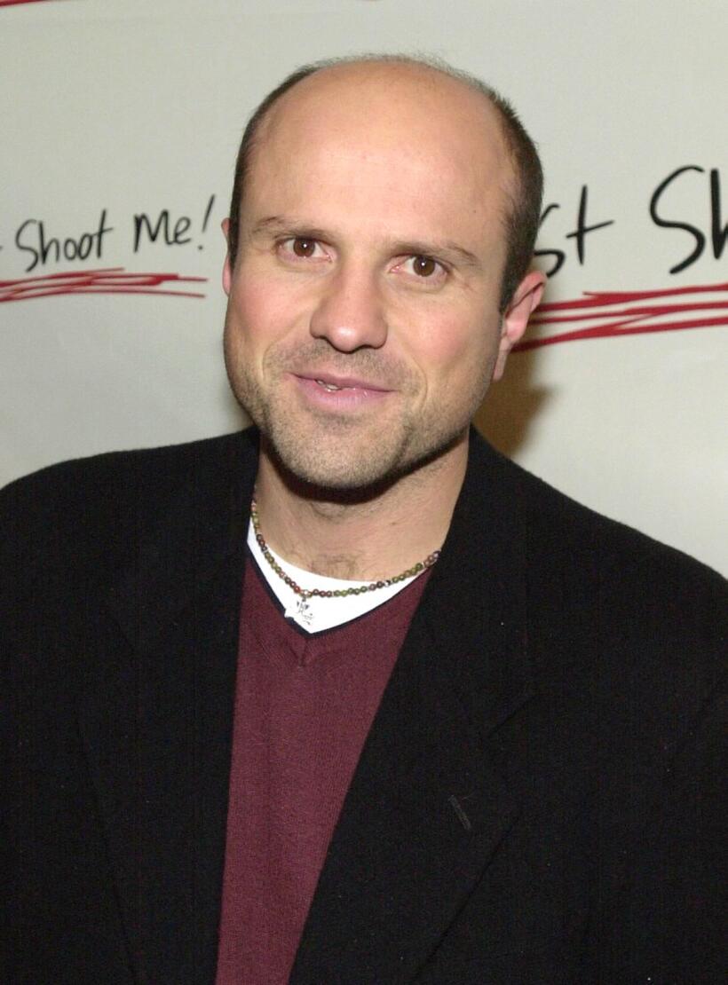 Enrico Colantoni at the party, celebrating the 100th episode of "Just Shoot Me."