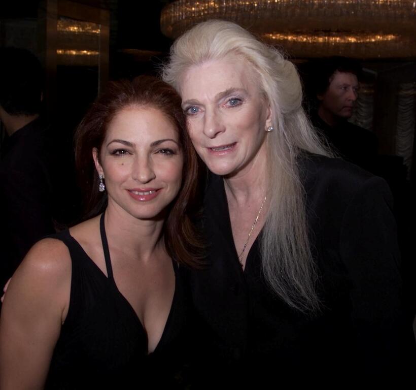 Gloria Estefan and Judy Collins at the Songwriters Hall of Fame 32nd Annual Awards.