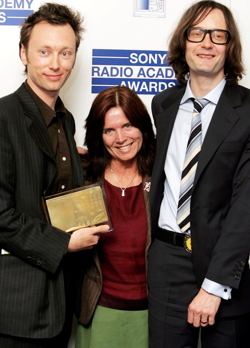 Shelia Peel, Jarvis Cocker and Guest at the Sony Radio Academy Awards.