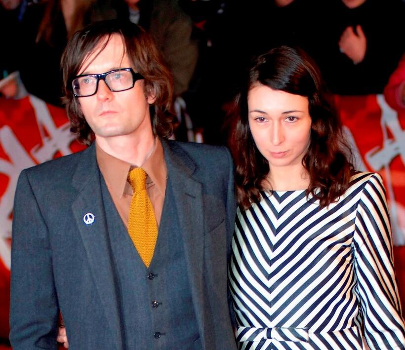 Jarvis Cocker and Guest at the BRIT Awards 2007.