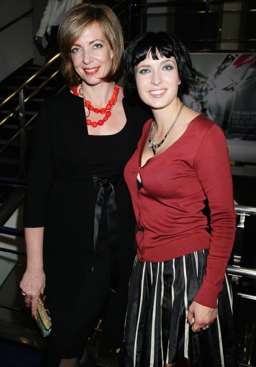 Allison Janney and Diablo Cody at the premiere of "Juno" during the BFI 51st London Film Festival.