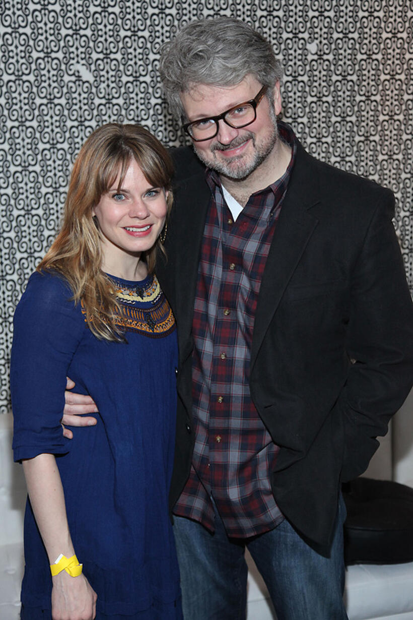 Celia Keenan-Bolger and John Ellison Conlee at the opening night of "Murder Ballad."