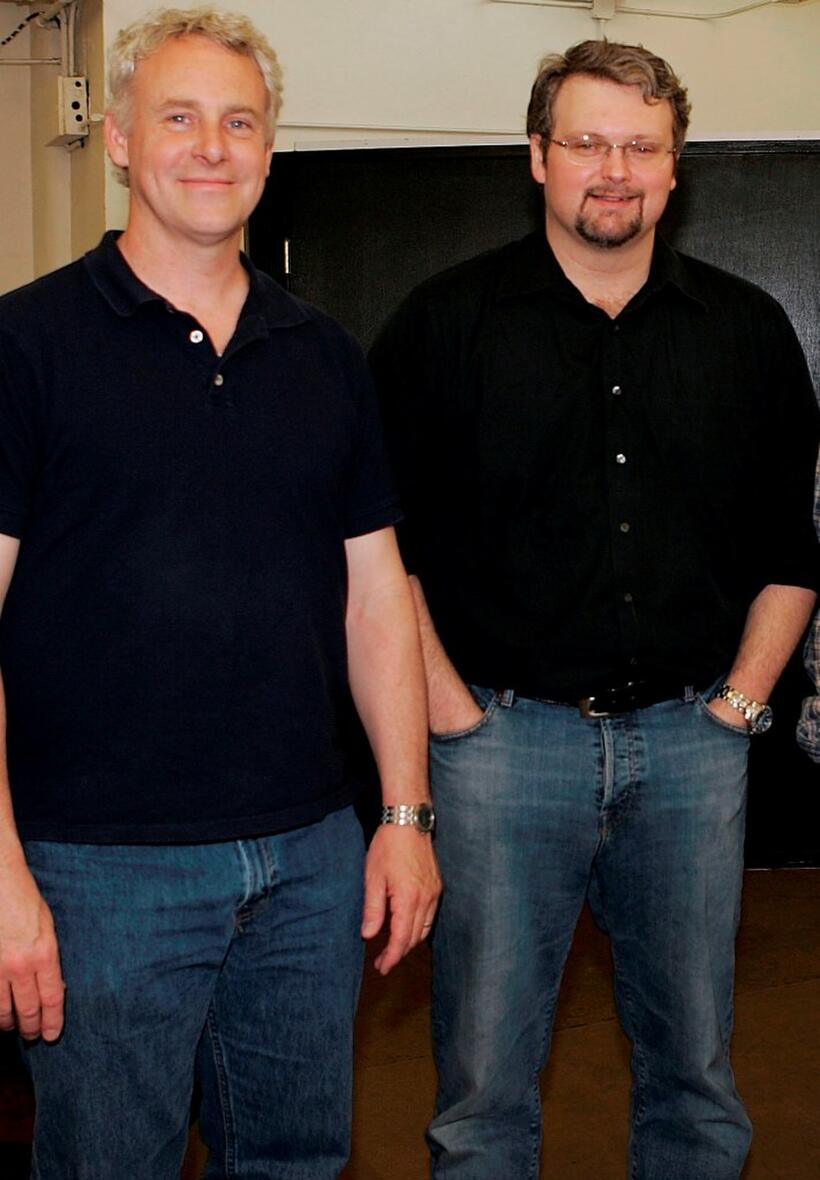 John Dossett and John Ellison Conlee at the Rehearsal of "The Constant Wife."