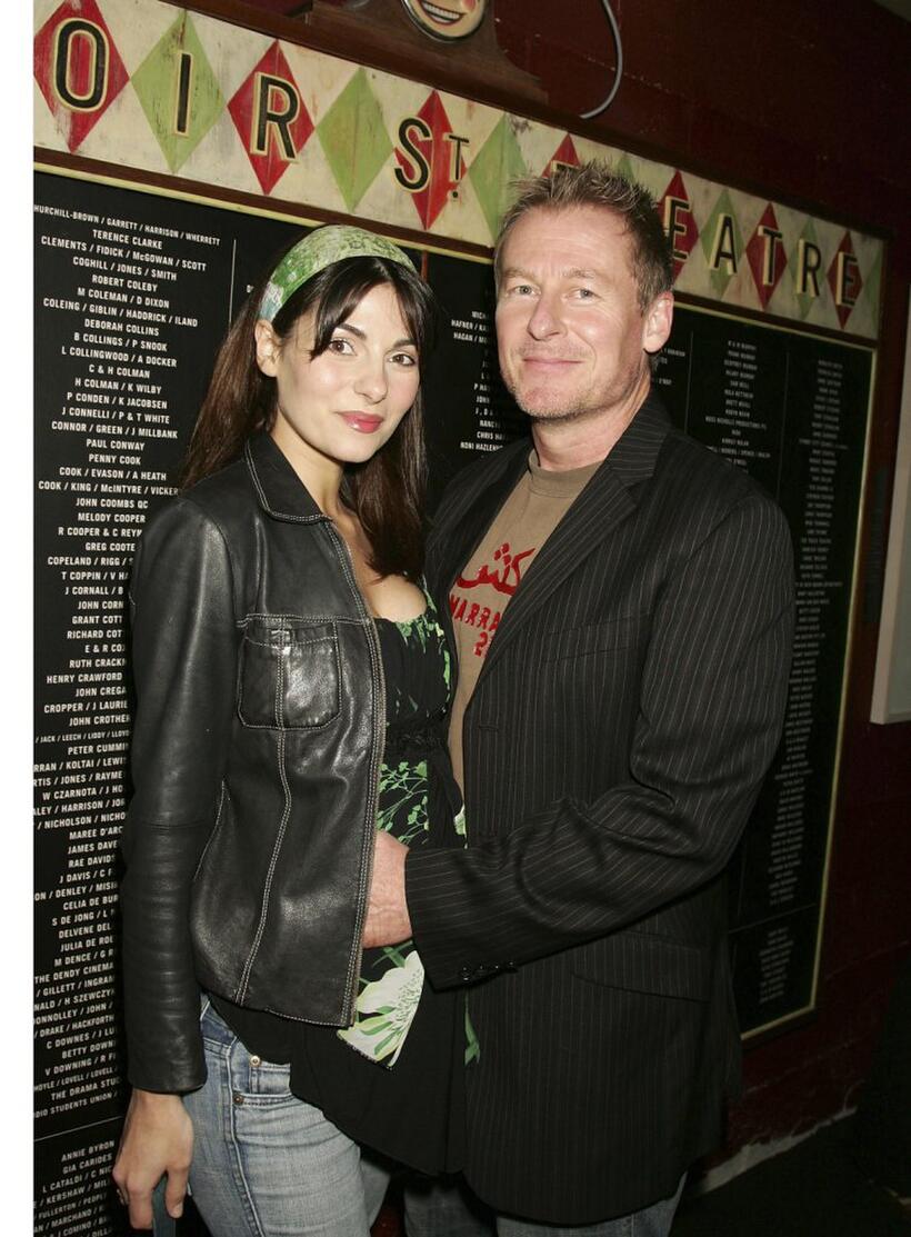Silvia Colloca and Richard Roxburgh at the Company B's 2007 season launch.