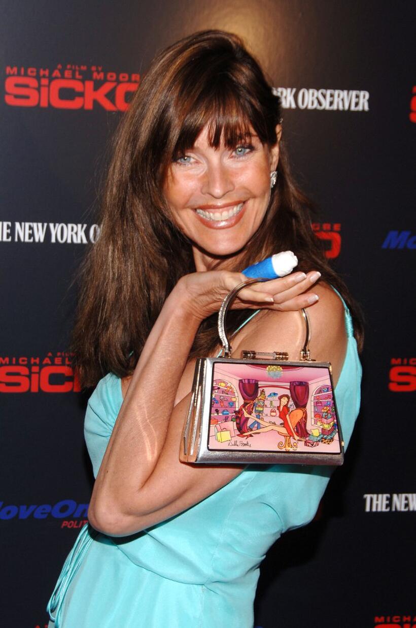 Carol Alt at the premiere of "Sicko."