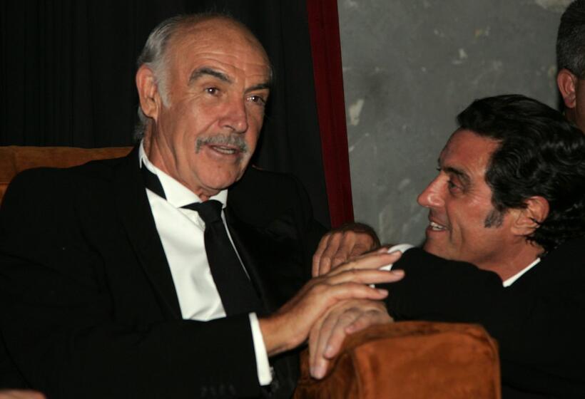 Sean Connery and Ian McShane at the after party for the 34th afi Life Achievement Award.