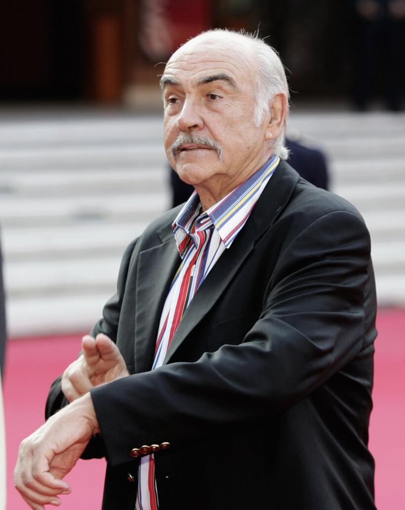 Sean Connery at the premiere of "The Bowler and the Bonnet" of Rome Film Festival.