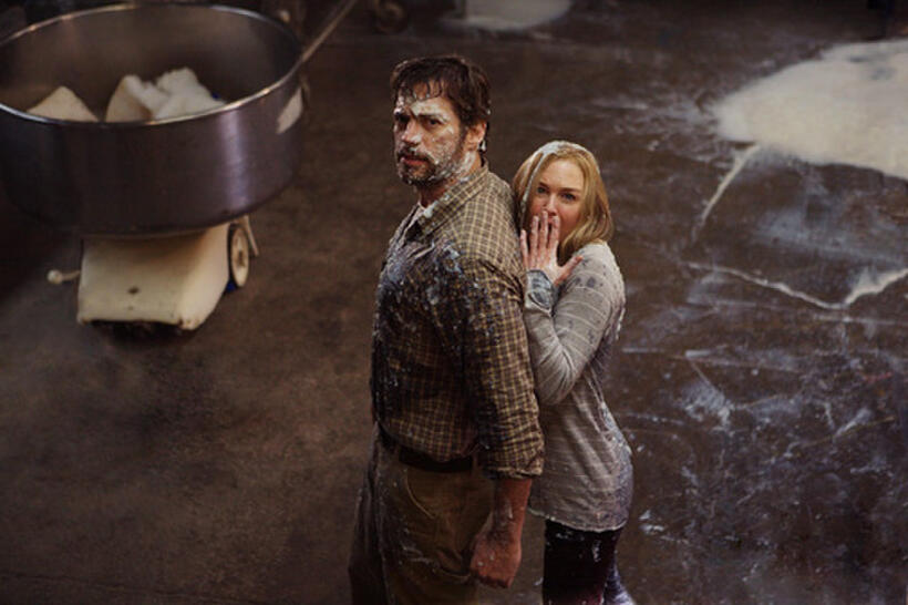Harry Connick Jr. as Ted Mitchell and Renee Zellweger as Lucy Hill in "New in Town."